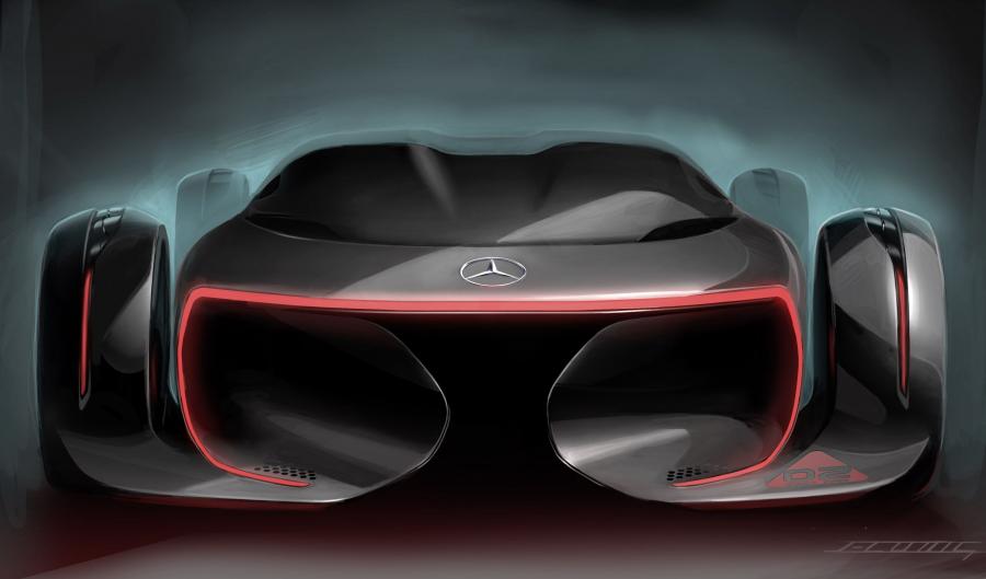  Mercedes-Benz Silver Arrow Concept 2011 года  (фото 2 из 12)